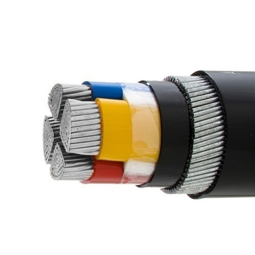 Cabo de Potência Armado com Aço com Isolamento em PVC XLPE e Revestimento em PVC de Condutor de Alumínio 4 Cores 4*1.5-4*630mm2