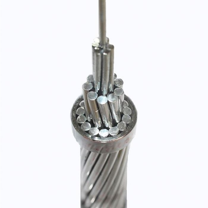 Condutor Nu Padrão ASTM Poopy 7/3.119 AAC Linha de Transmissão Aérea