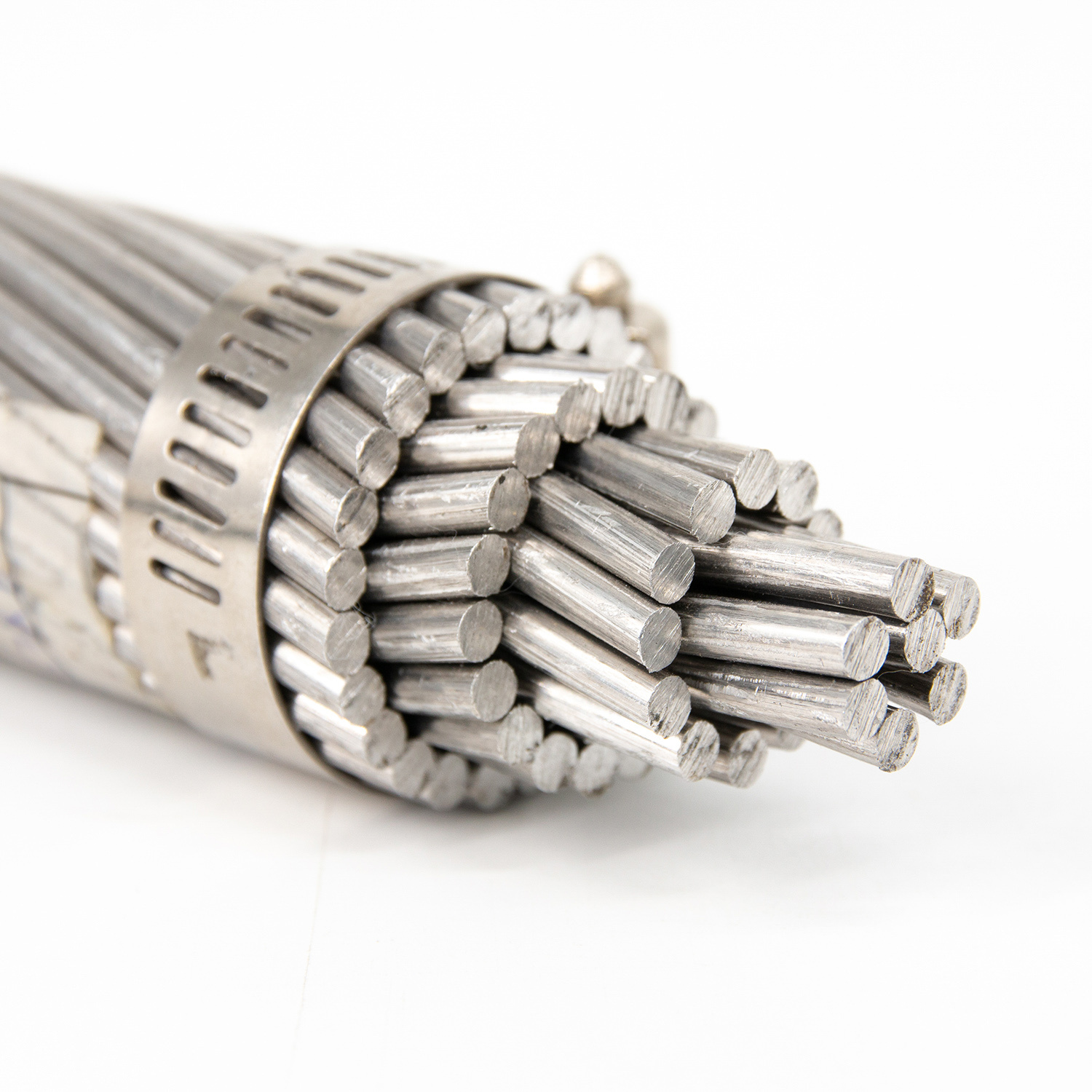 Conductor AAC desnudado de aluminio personalizado, cable trenzado, norma ASTM, BS, IEC, DIN