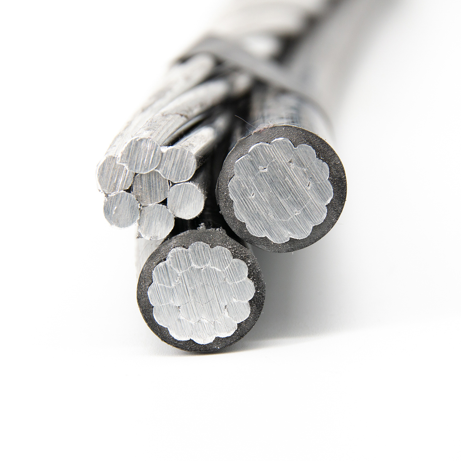 Duplex Serivice Drop Cable AAC Conductor Customized Insulated ABC Cable