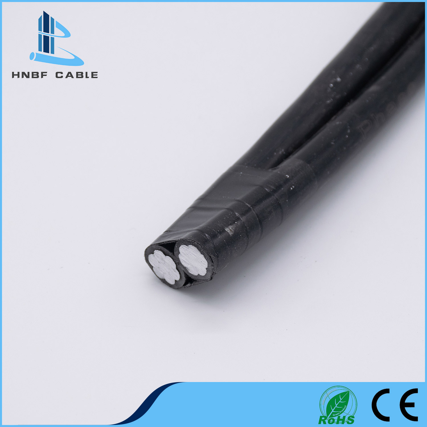 Câble aérien en aluminium XLPE basse tension 2X16mm2