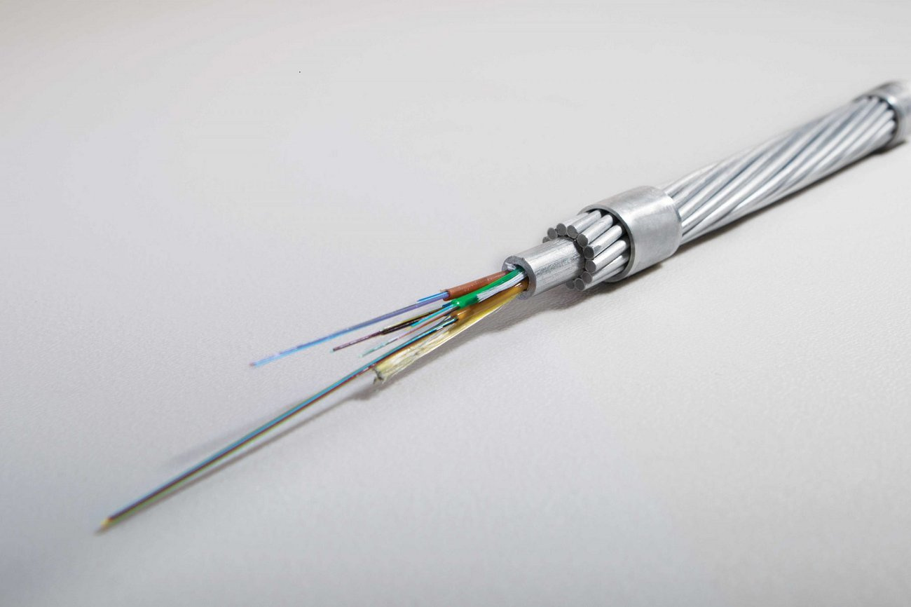Opgw-48b1-90 Cable de tierra compuesto de fibra óptica