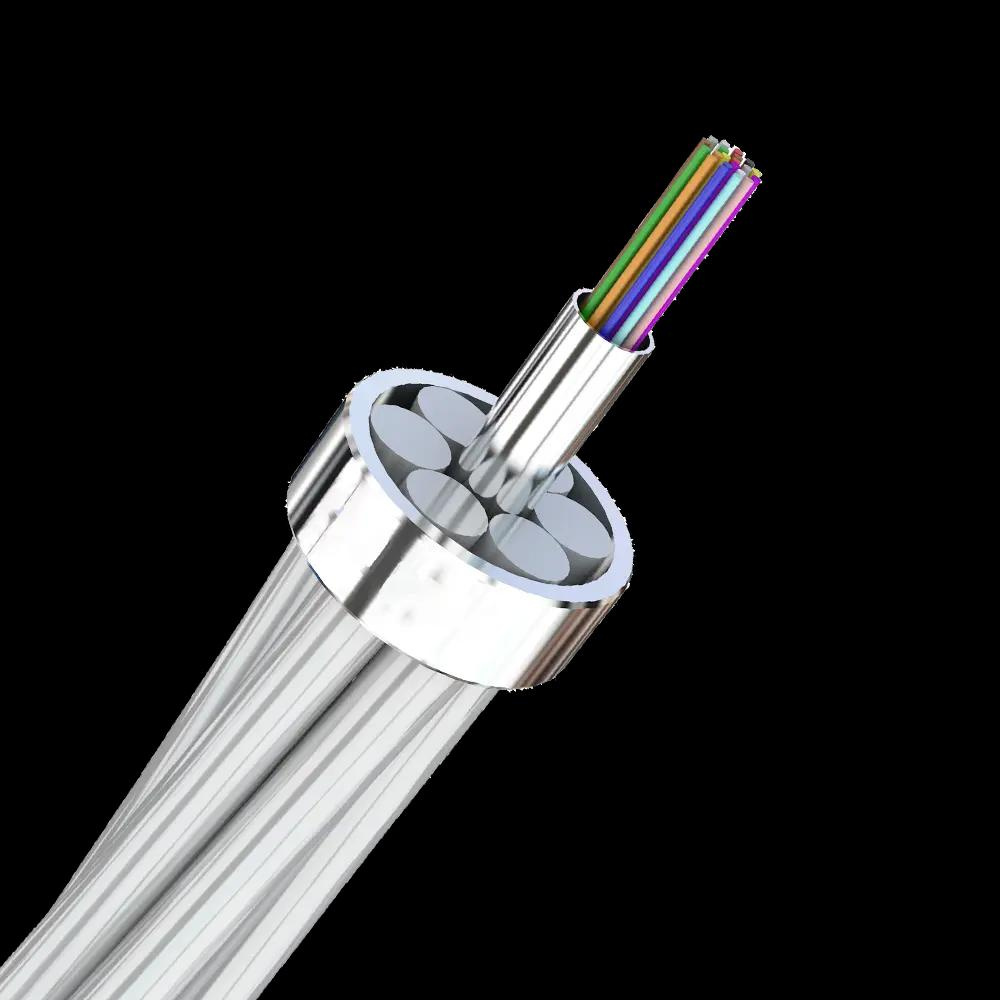 Cable de tierra compuesto de fibra óptica