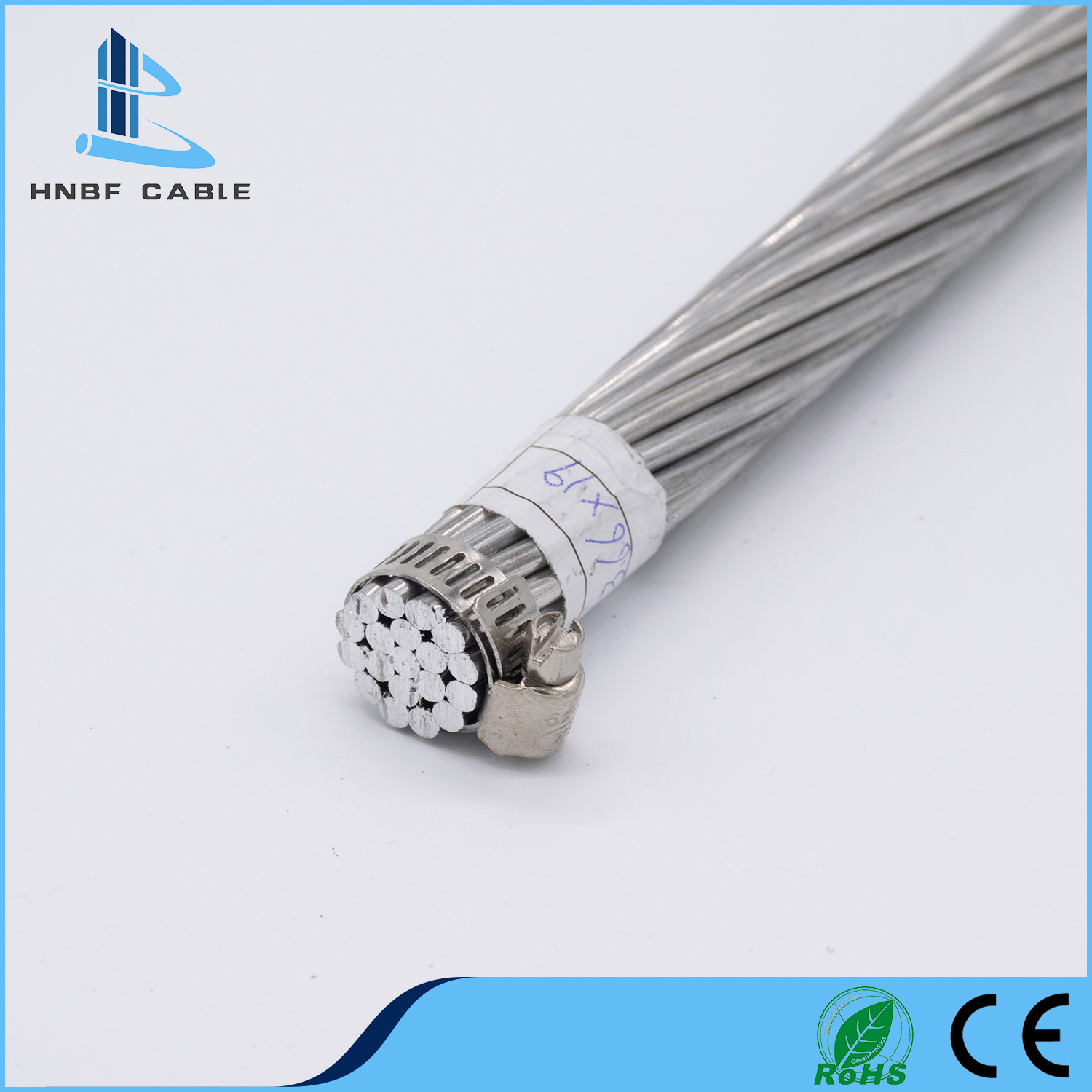 Conductor Aéreo Desnudo ASTM Pose 4AWG AAC Aluminio Cable Eléctrico