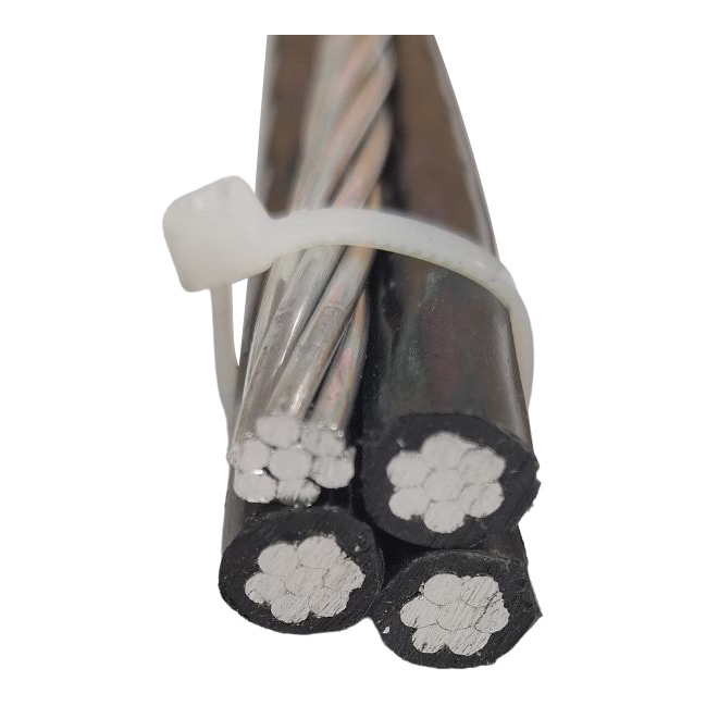 China Cables eléctricos aéreos de aluminio Icea S-76-474 cable de servicio dúplex fabricante y proveedor