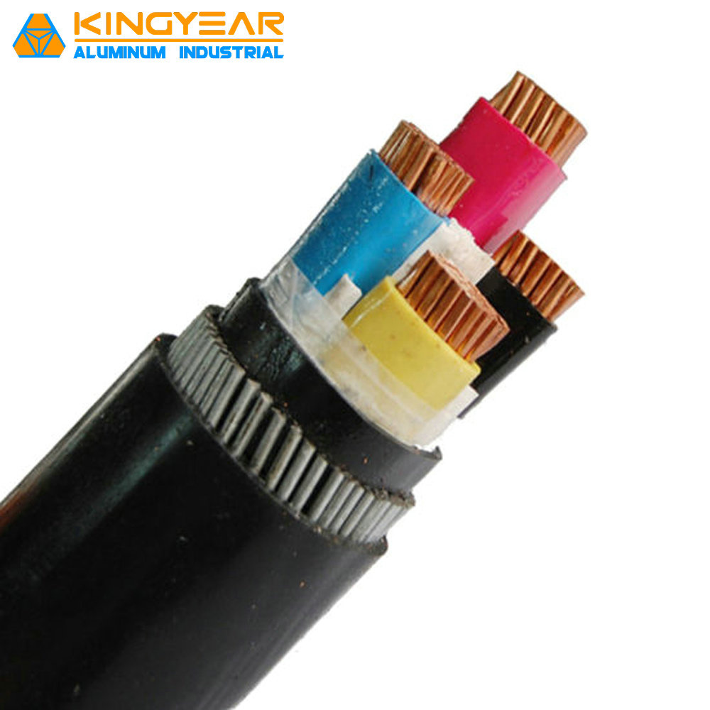 0.6/1kv Conductor de Cobre Aislado XLPE con Armadura Sta/Swa para Cable Subterráneo de Baja Tensión 185mm 4 Núcleo