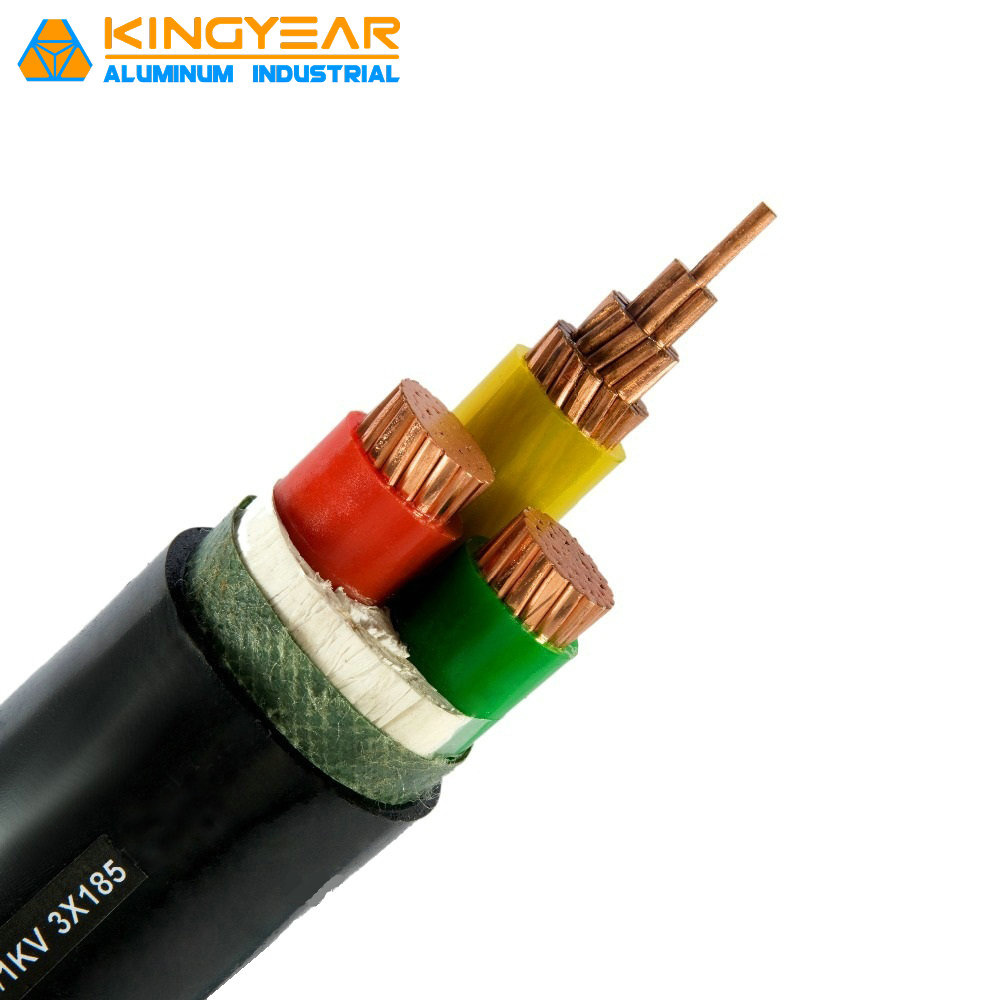0.6/1kv Low Voltage 3 Core 50mm Copper Conductor PVC Insulated and Sheathed Flame Retardant Power Cable