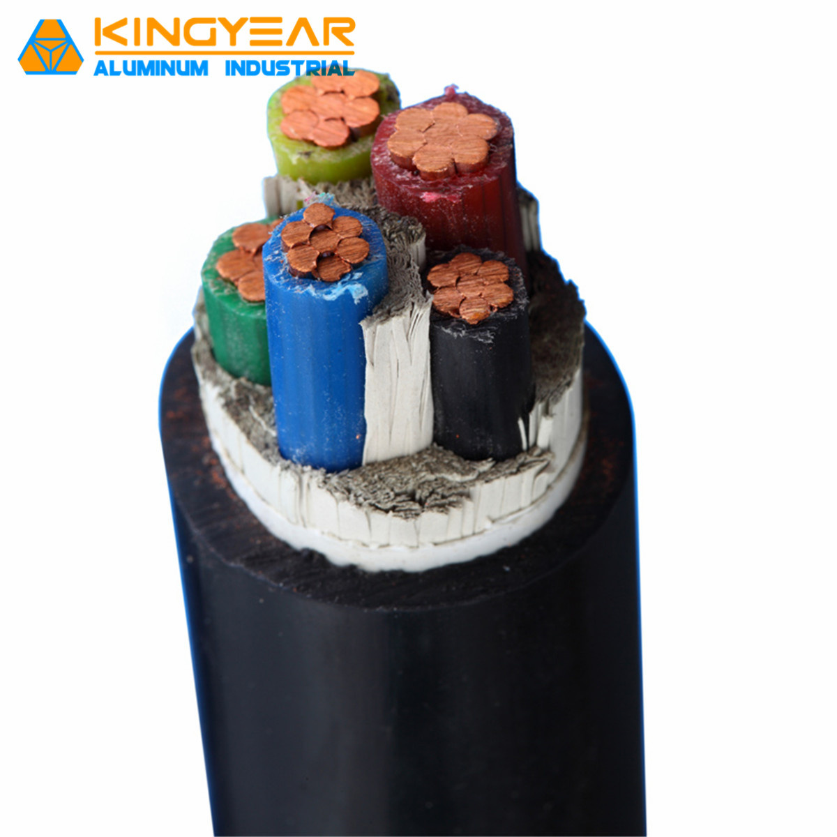 1-5 Câble d′alimentation blindé en PVC isolé pour installation souterraine