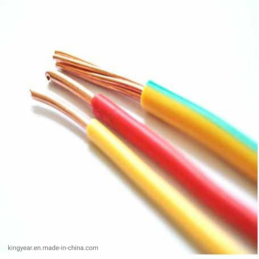 1.5mm 2.5mm 4mm 6mm 10mm Single Core Copper PVC House Wiring Electrical Building Cable and Wire