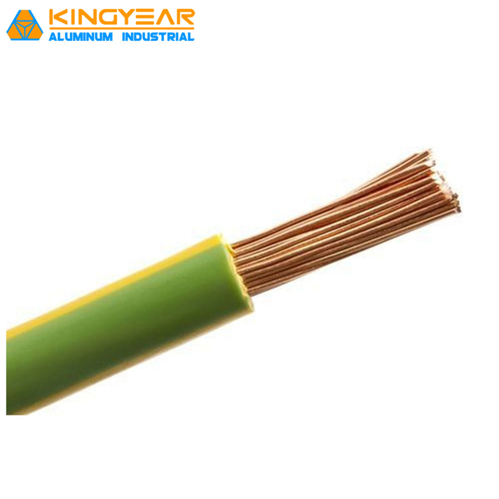 10mm 25mm H07V-K Cable de construcción de conductor de cobre puro, cable eléctrico flexible y redondo