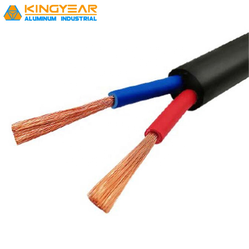 2 X 1.5 mm Cable Resistente al Fuego Flexible / Sólido Cable Eléctrico de Cobre Cable de PVC