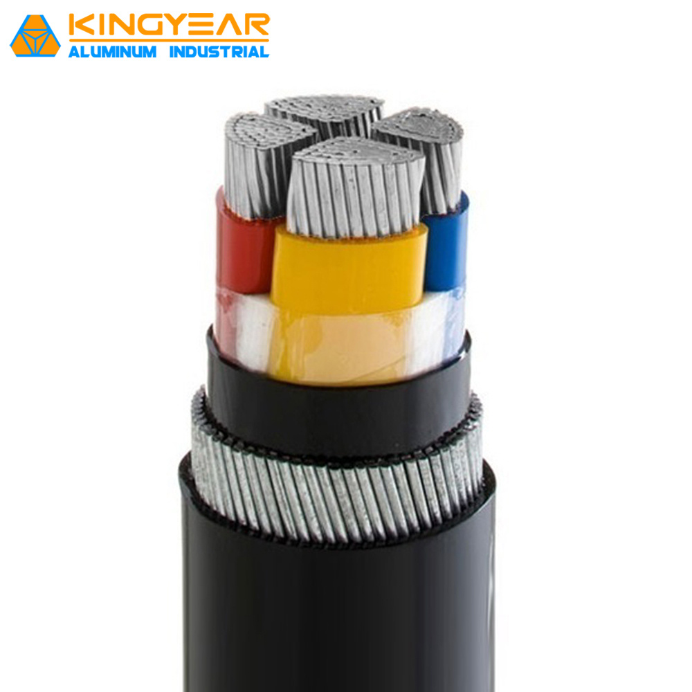 240mm 4 Core Conductor XLPE Insulation Steel Wire Amoured Underground Power Cable