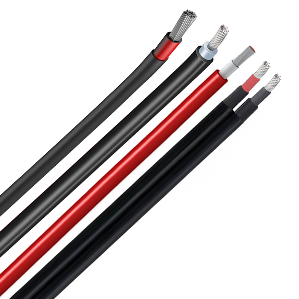 4 mm TUV XLPE Insulation PV1-F Solar PV Cable and 2X6mm2 Solar PV Power Cable
