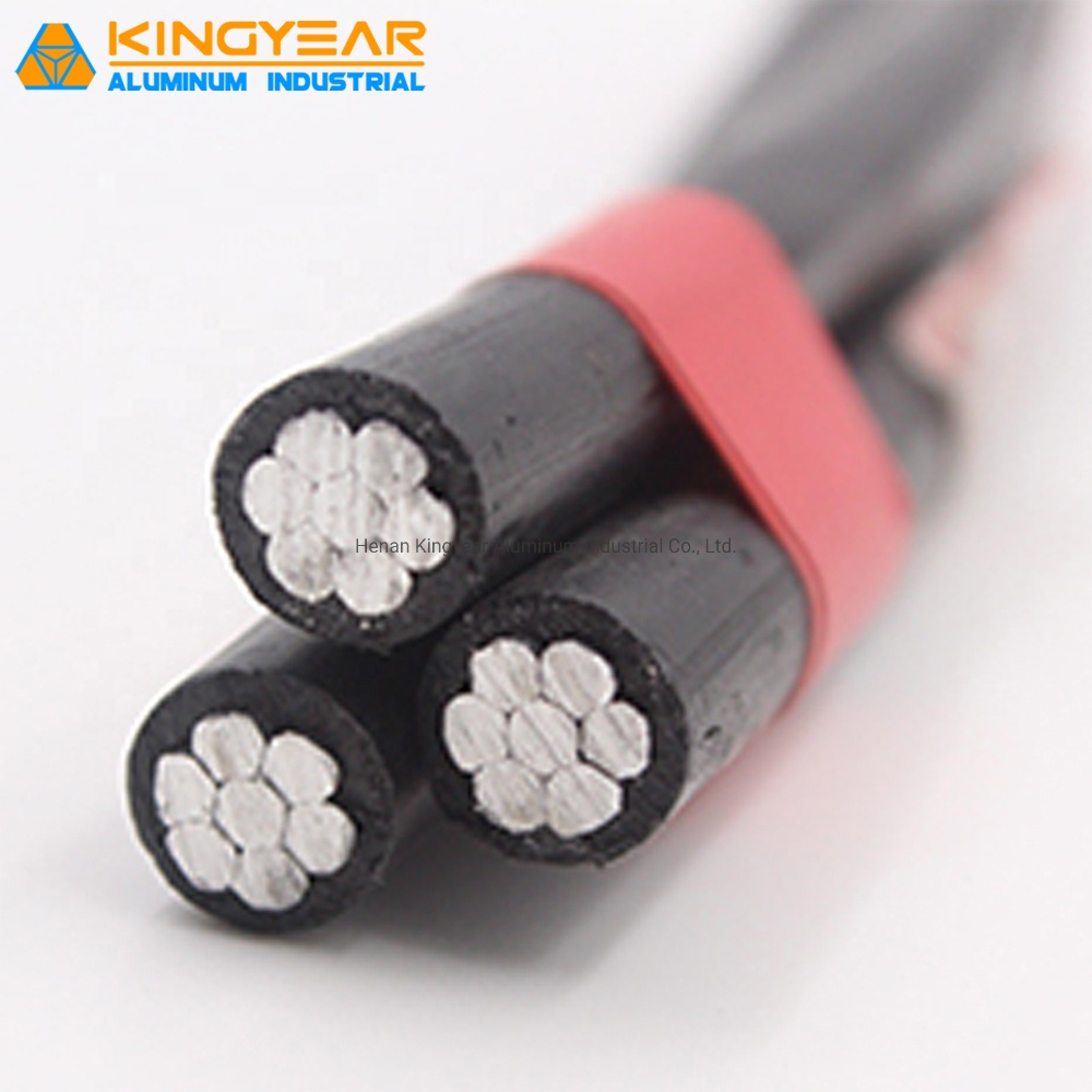 600/1000V Conducteur en aluminium 1/0AWG Câble ABC Câble à faisceau aérien