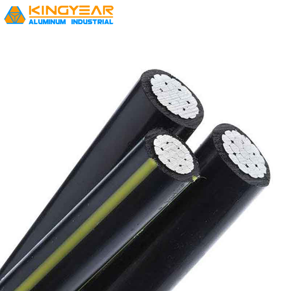 Câble ABC-Câble 0.6/1kv Triplex-AAC Câble Isolé XLPE Aérien Jklyj AWG
