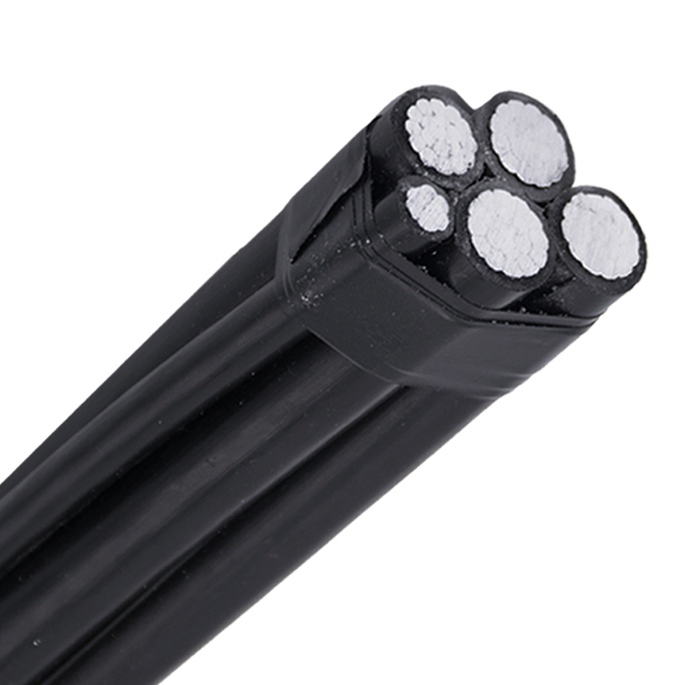 Câbles ABC, 5 cœur, isolé en XLPE, conducteur en aluminium,