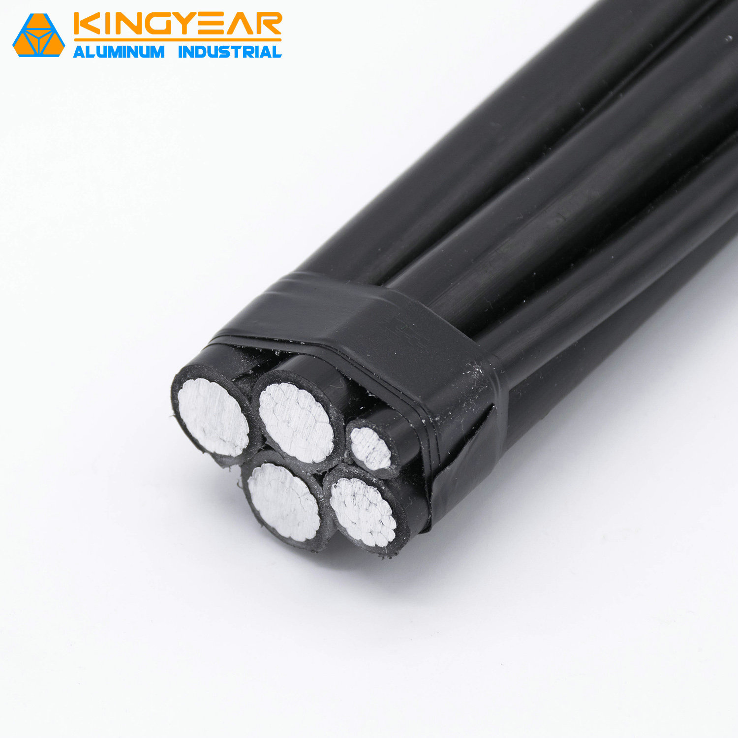Aerial Bundled XLPE Insulated Aluminum Lxs Cable 4X50+1X25mm2