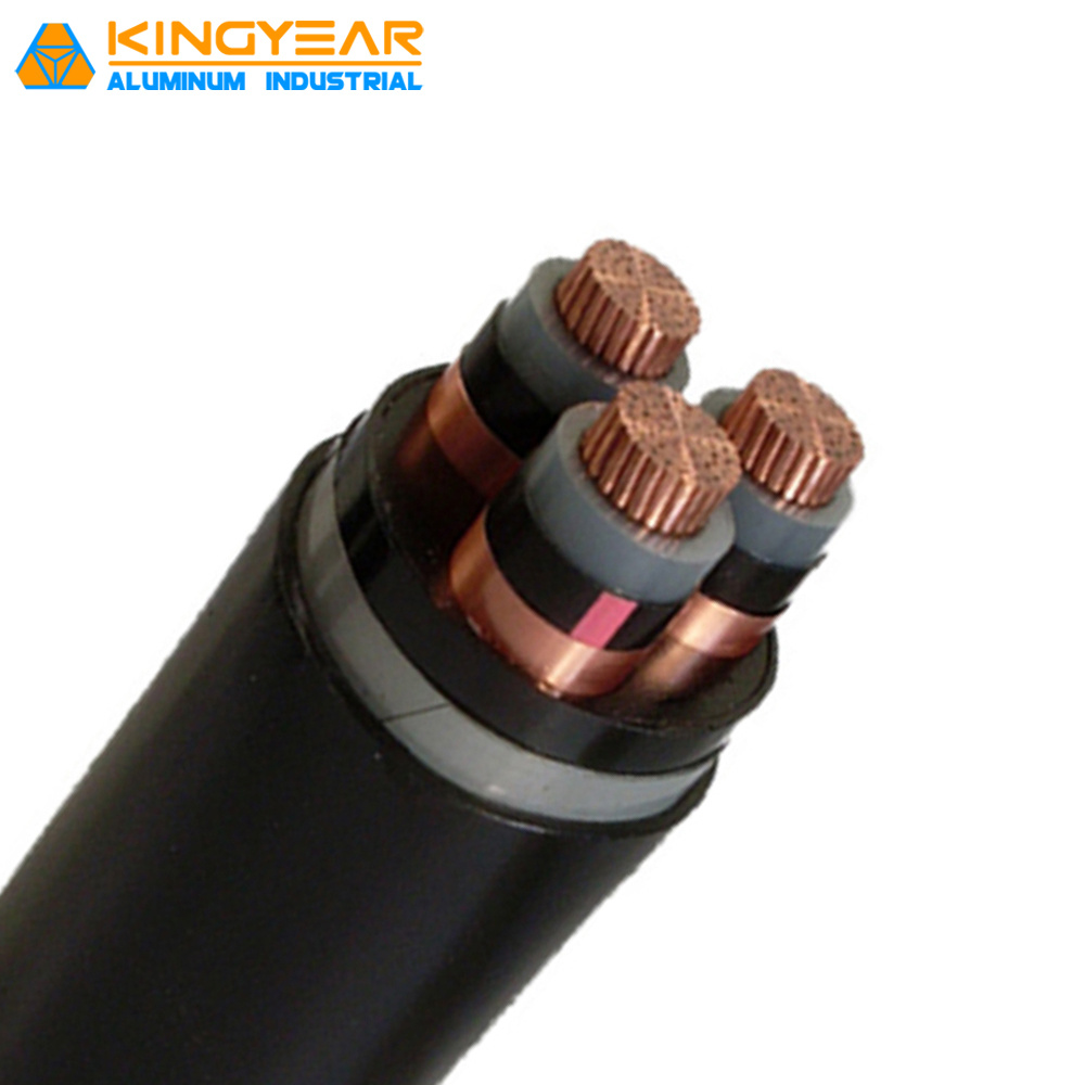 Cable de Potencia Aislado XLPE Cu/XLPE/Swa/PVC Subterráneo Blindado 11kv 12kv 8.7/15kv