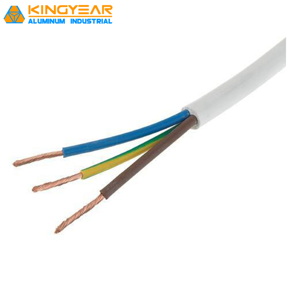 Controlando 1.5mm cable eléctrico flexible de cobre aislado de PVC 3G