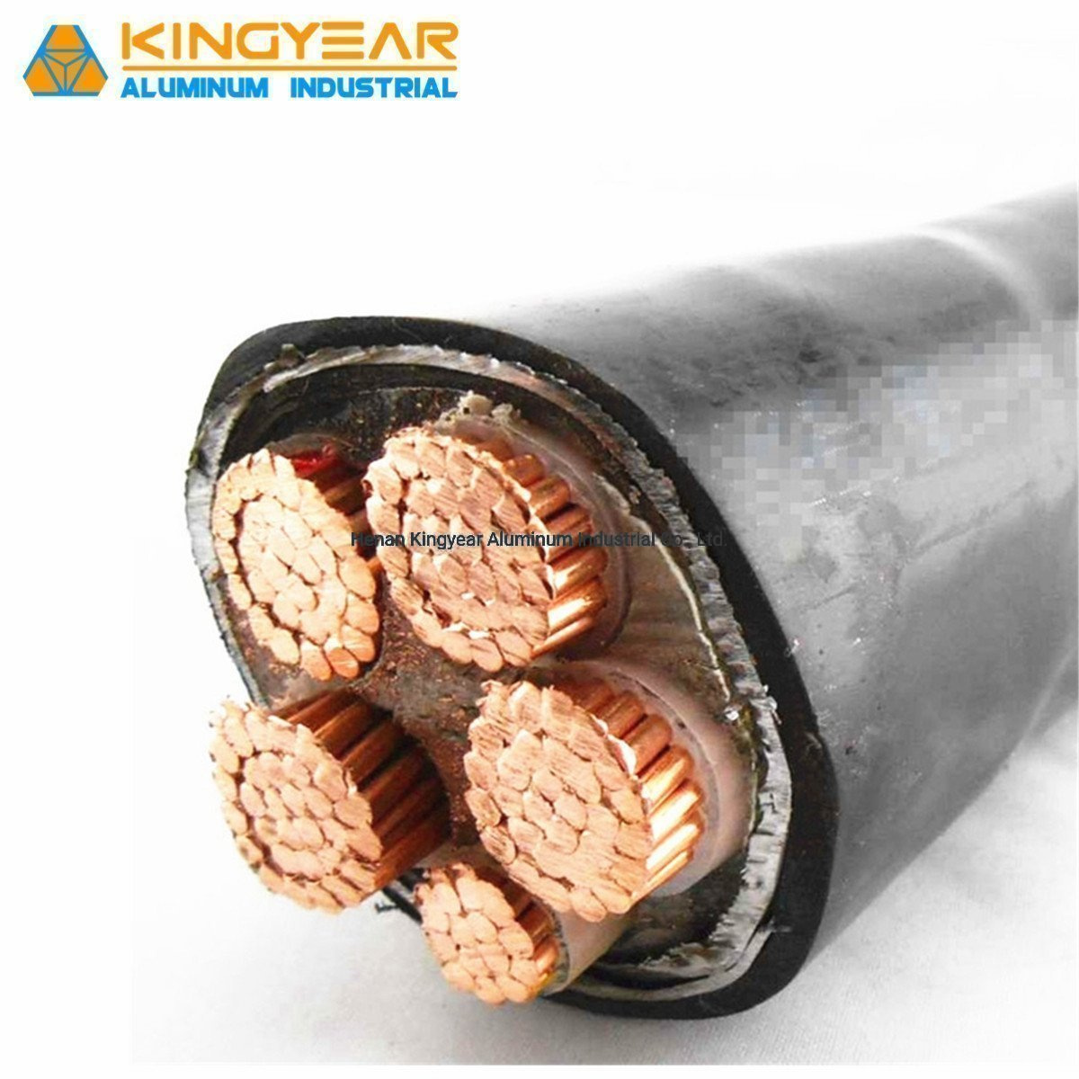 Condutor de Cobre 630 mm² 5X16mm2 5kv Cabo de Potência Concentração Neutra Primária