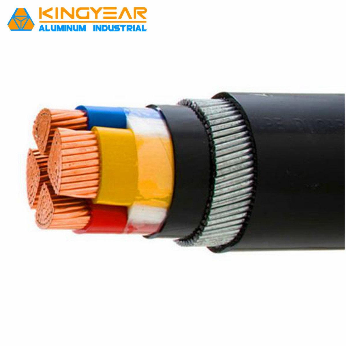 Câble électrique à basse tension avec isolation en PVC sur mesure 0.6/1kv et gaine en PVC