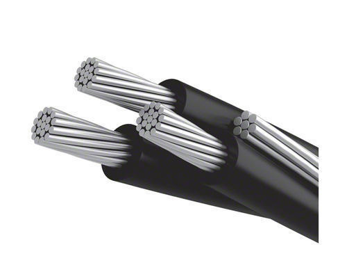 Câble électrique 0.6/1kv isolé en PVC/XLPE/PE pour transmission électrique aérienne câblée en faisceau, prix de l′électricité en aérien