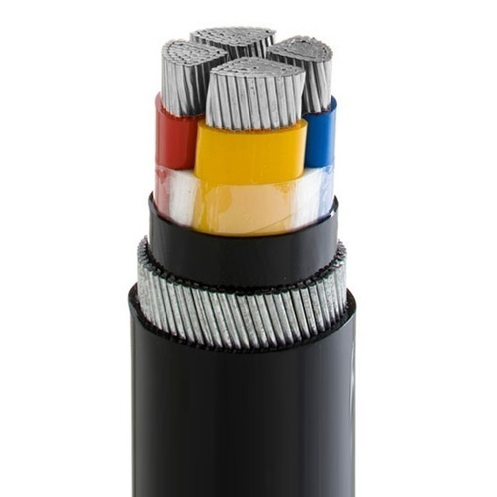 Prix d′usine 3 Phase 4 Câble électrique armé isolé en XLPE PVC basse tension