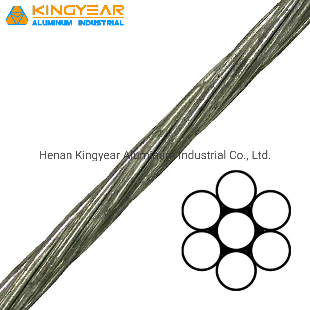 Cable de soporte de alambre de acero galvanizado grado Ehs
