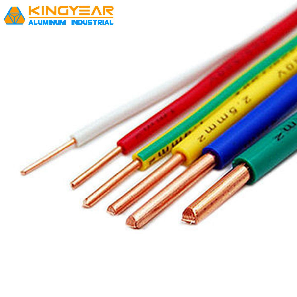 H07V-K H07V-U H07V-R H05V-R H05V-K Fil en cuivre PVC 1.5mm2 2.5mm2