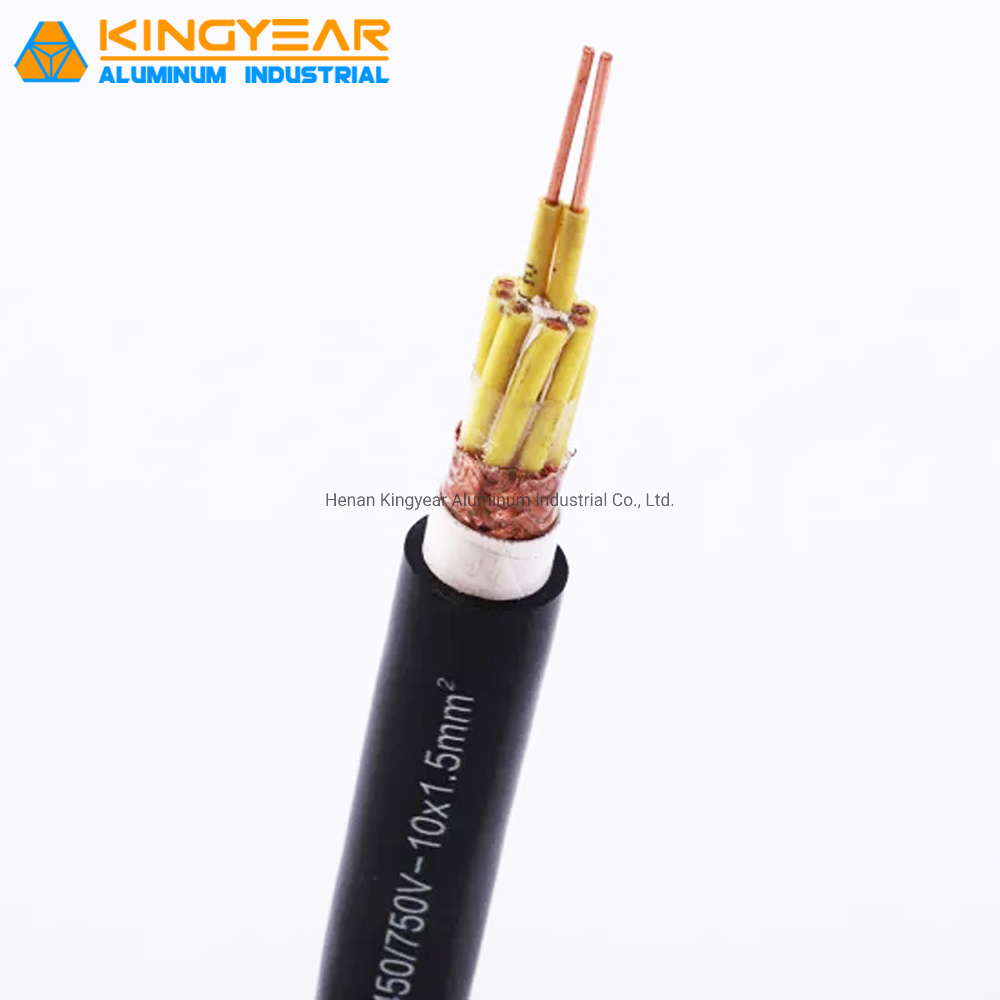 Cable de control blindado Kvv Kvvp con núcleo de cobre, aislado con PVC y revestido de PVC
