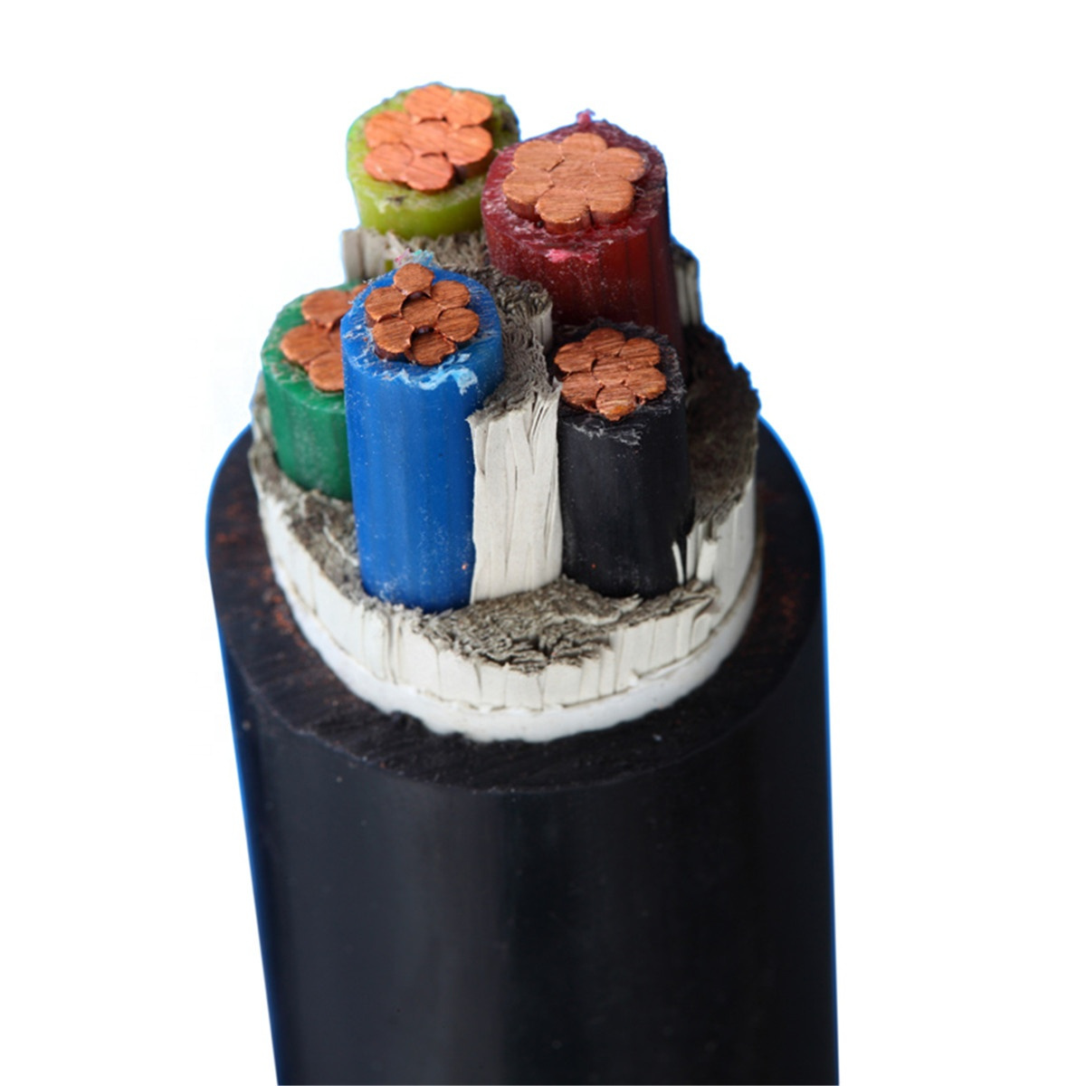 Câble d′alimentation en cuivre à basse tension 1.5-400mm2 Zr-Yjv/Yjv22 Souterrain