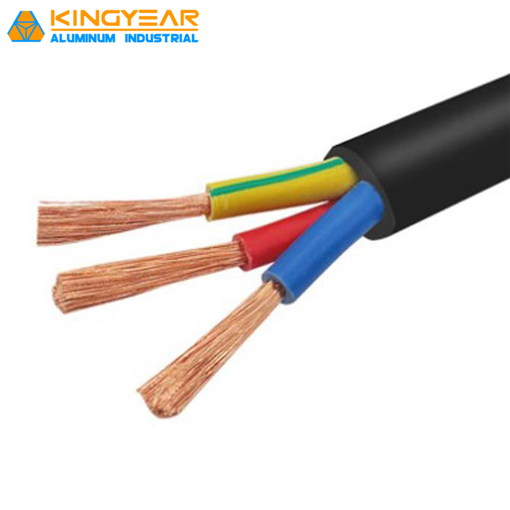 Câble Nyyhy Nymhy 300/500V 3X2.5mm 2X6mm2 Câble isolé en PVC câblé en PVC J. I. S. K6723, BS, IEC, ASTM