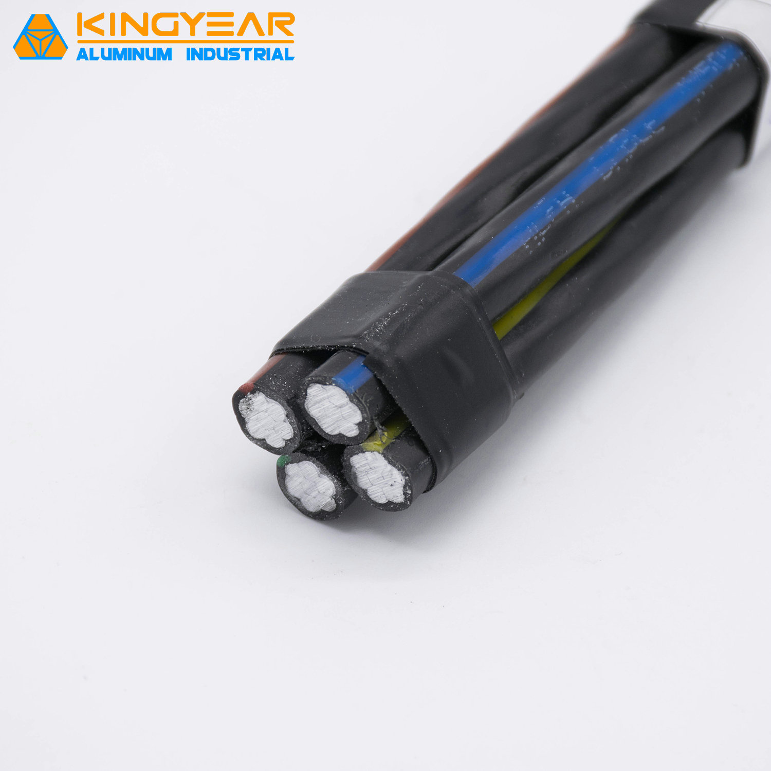 Quadruplex 4 Core Overhead XLPE Insulated Aluminum Caai ABC Cable