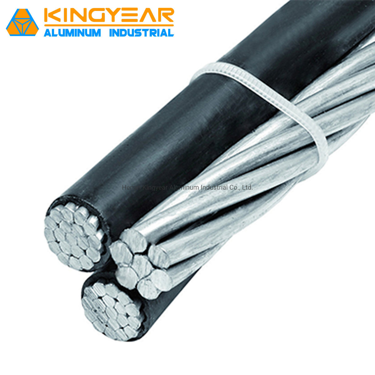 Cable de servicio de caída con mensajero neutro AAAC triplex 6AWG Hippa