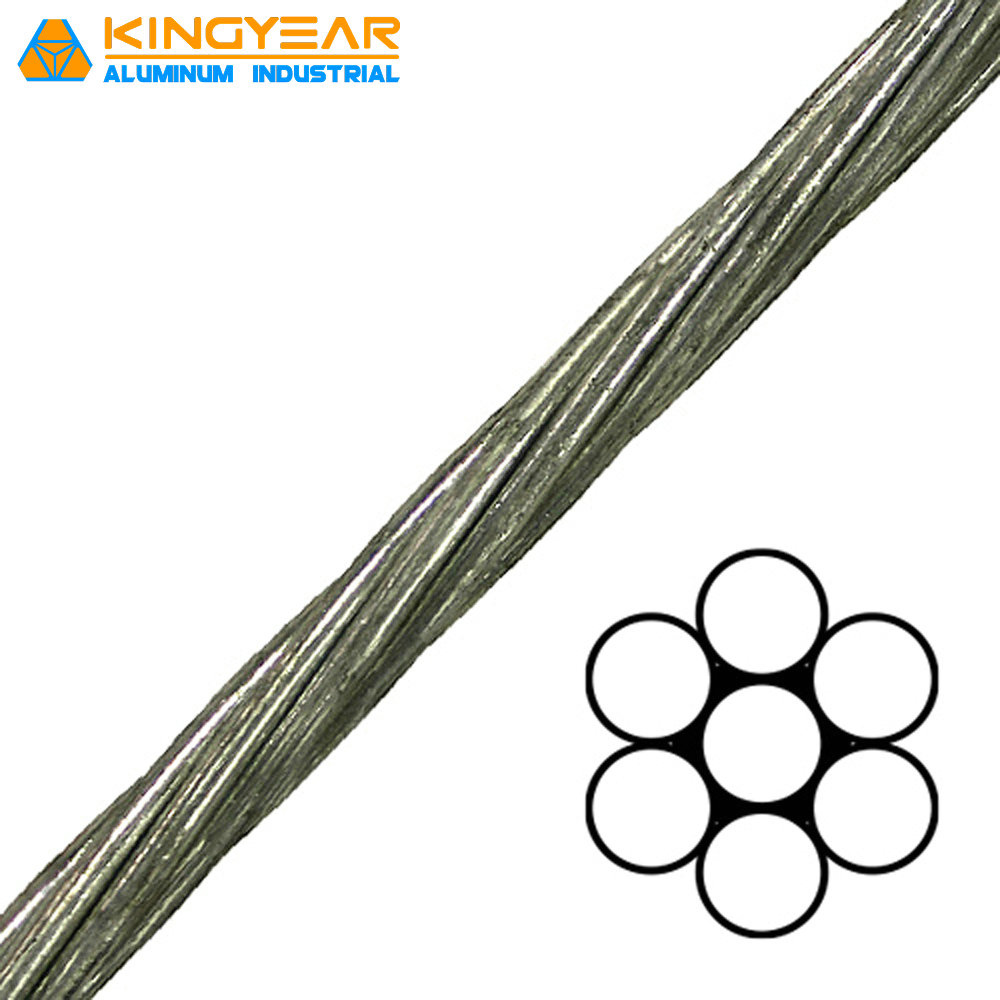 Zinc Coated Galvanized Steel Strand Ehs Stay Wire/Earth Wire/Guy Wire (1/4′′, 3/8′′, 7/10SWG, 7/12SWG)