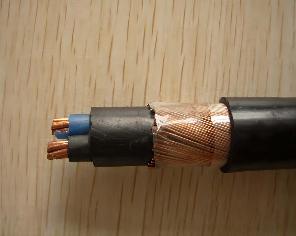 0.6/1kv Aluminum Conductor XLPE Insulated 2X8 AWG Concentric Cable