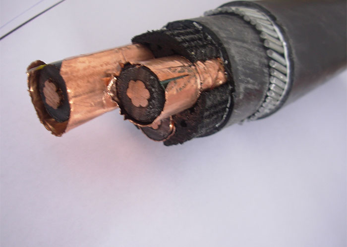 1/3 Core 25-630mm² Copper Conductor XLPE Insulated PVC Steel Tape Armoured Medium Voltage Power Cable