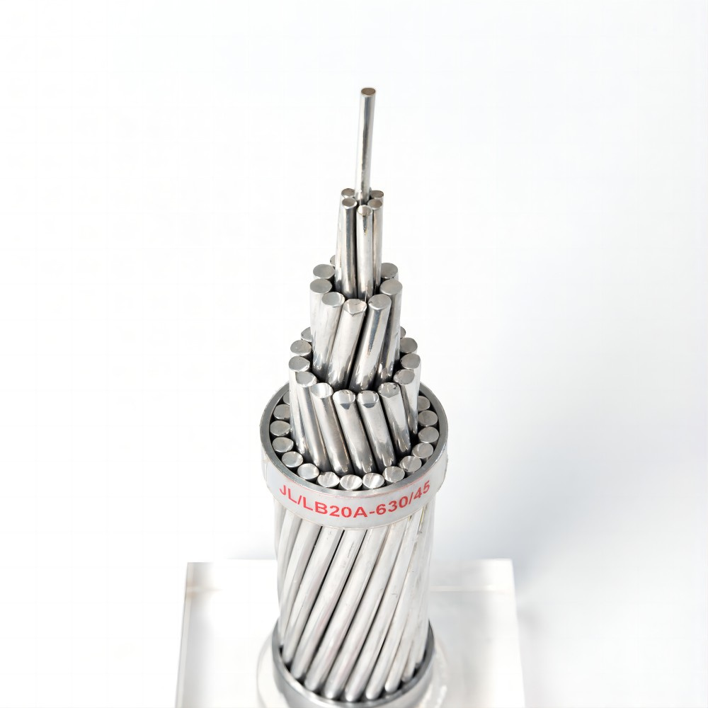 ACSR 595 Zambeze Conducteur en Aluminium Nu Renforcé par Acier pour 400kv Projet de Ligne BS 215-2