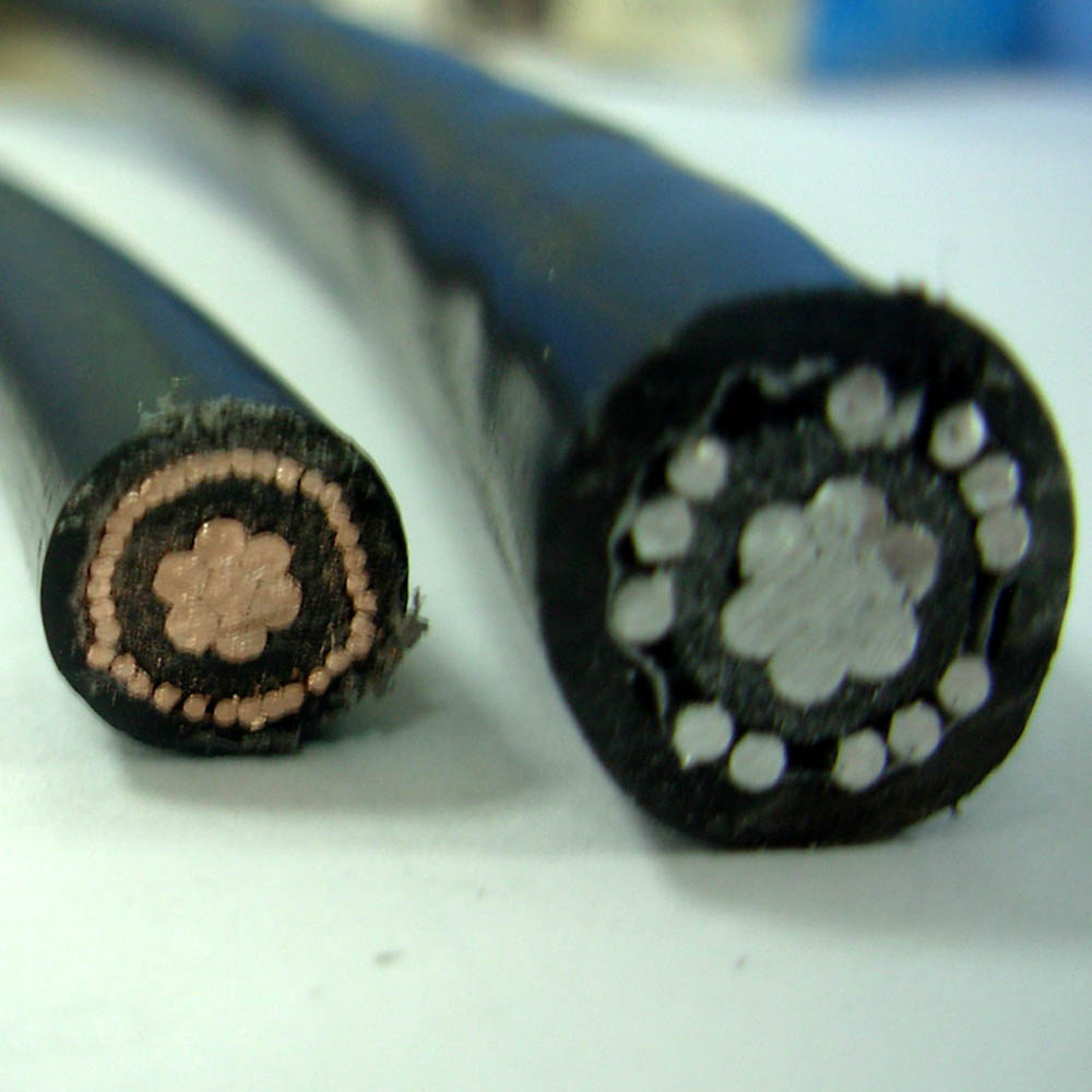 Alloy XLPE Insulation Sheathed Conductor Copper Aluminum Concentric Cable