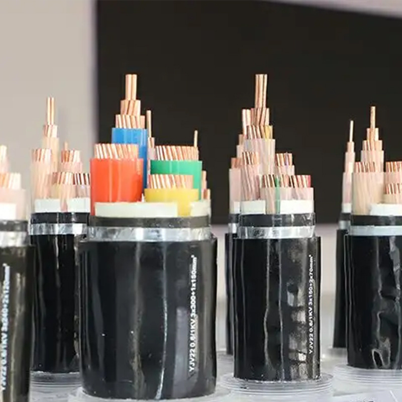 Customized High Quality Copper Core Power Distribution Cable XLPE Insulation PVC Sheath Low Voltage 0.6/1kv Yjv Cable