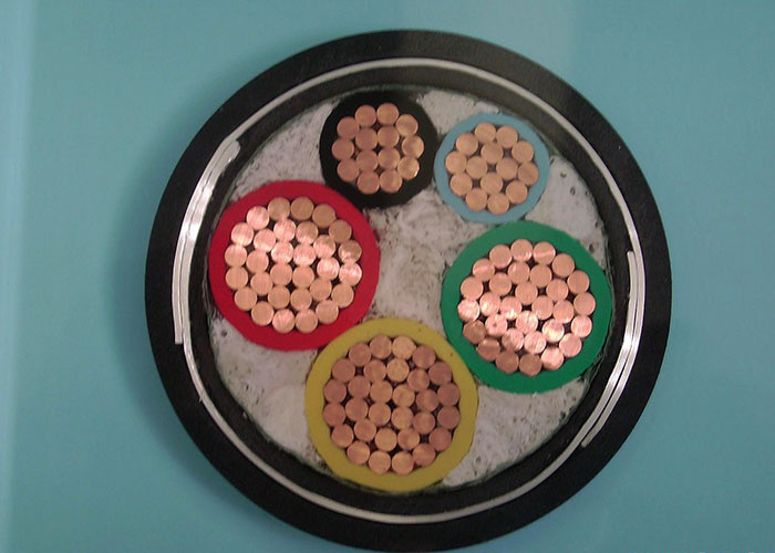 Low Voltage Copper Conductor 50mm Electric Armored Power Cable