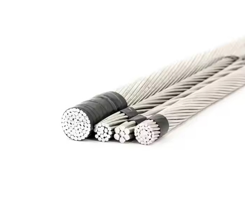 Câble électrique aérien conducteur en aluminium allié en acier renforcé Acar ACSR AAAC 800 Mcm conducteur non graissé