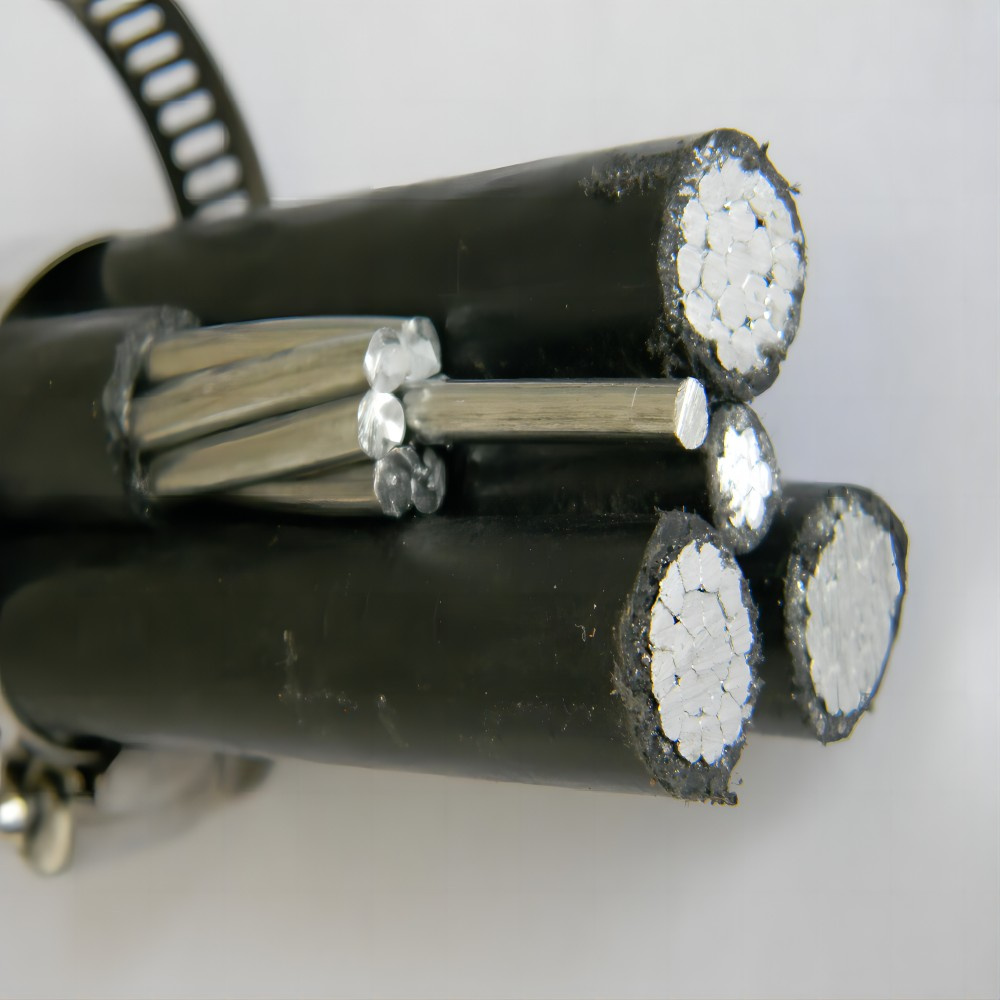 XLPE Insulated PVC Jacked Overhead ABC (Aerial Bundle Cable) Cable 6.35/11kv & 12.7/22kv Non Screened ABC -Aerial Bundled Cables to AS/NZS 3599.1 (al/XLPE/HDPE)