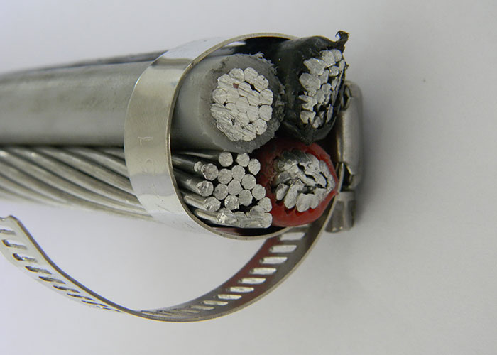 XLPE Insulation Aluminium ABC Aerial Bundled Conductor Service Drop Cable for 3 Cores at 0.6/1kv Power Overhead Transmission Line
