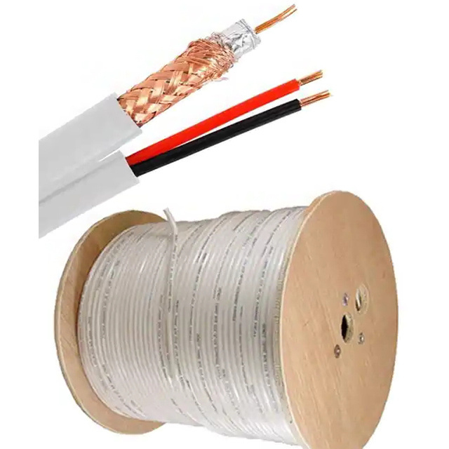 0.18mm 0.81mm 1.02mm Rg59 305m Vidéo Super Claire Rg59 avec Puissance