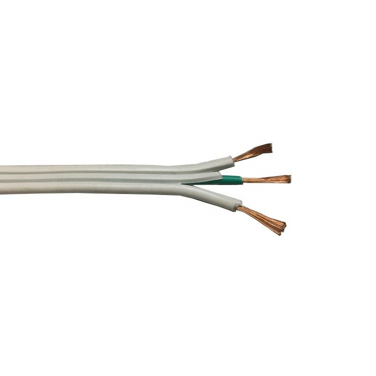 0.6/1kv Cable Gemelo de PVC Termoplástico 600V - 90c 2X10AWG 2X12AWG 2X14AWG 2X16AWG 2X18AWG Cable Doble