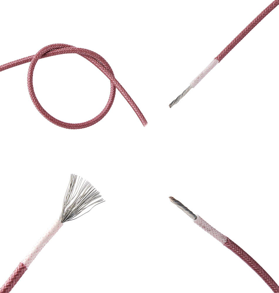 1-10000 Fil en silicone flexible haute température Ohm/M 6AWG 14AWG 10AWG 12AWG 18AWG