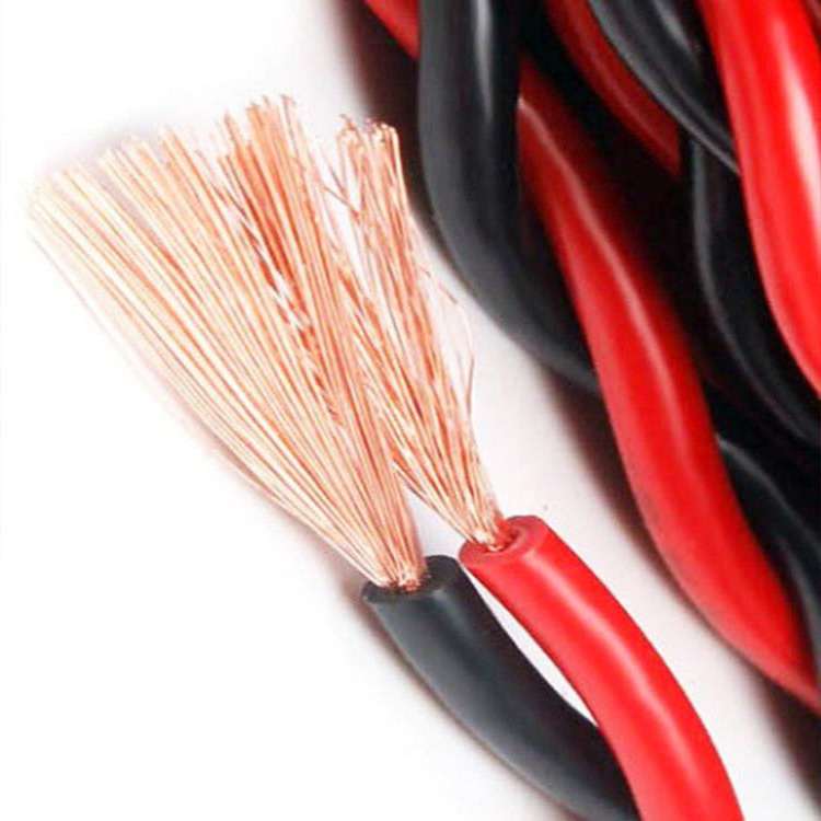 2 Cable trenzado apantallado de núcleo rojo y azul