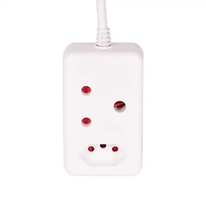 2 Outlets Power Strip Universal with Overload Protection Extension Socket