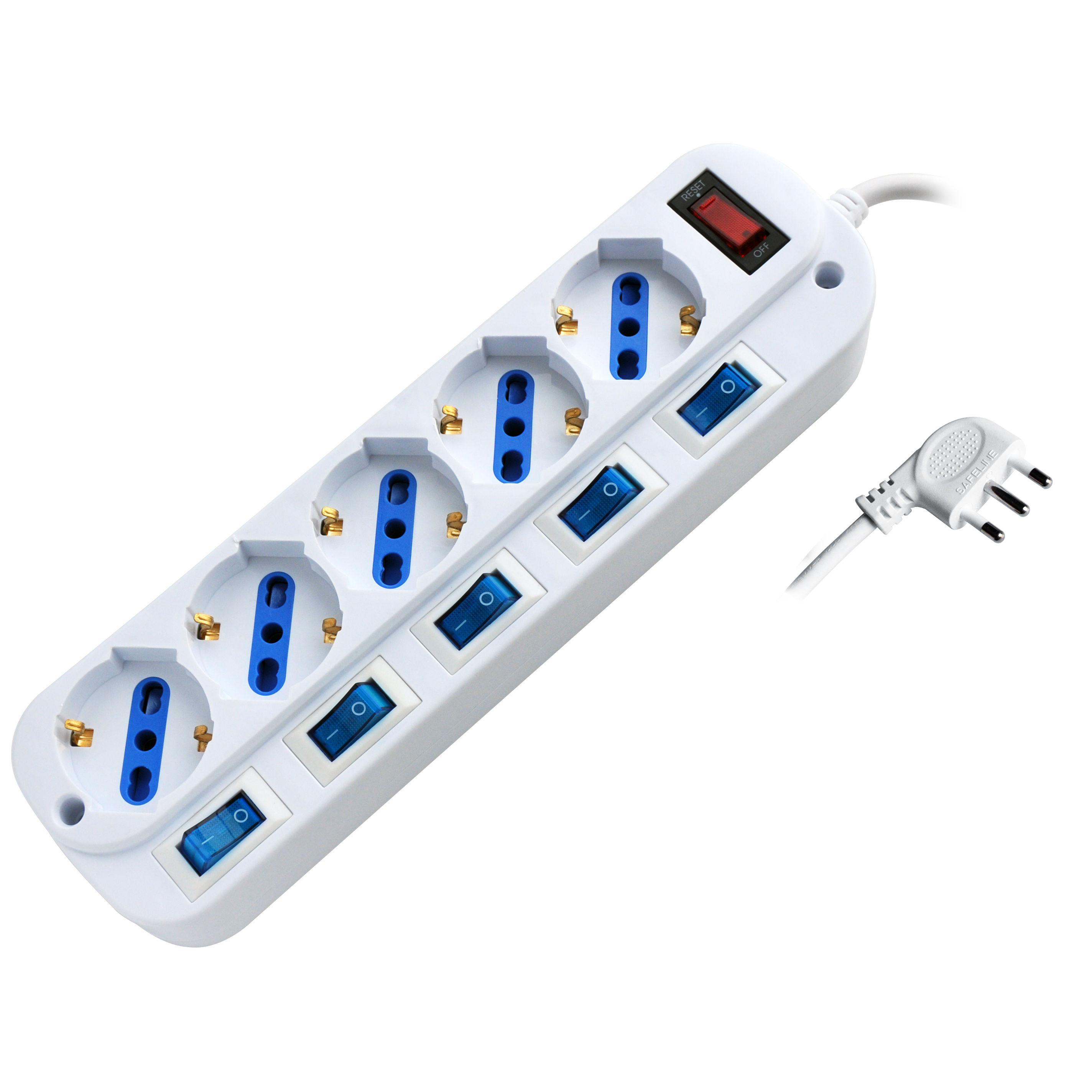China 2500W 1.5 Enchufe múltiple de cable de metros tipo Italia fabricante y proveedor
